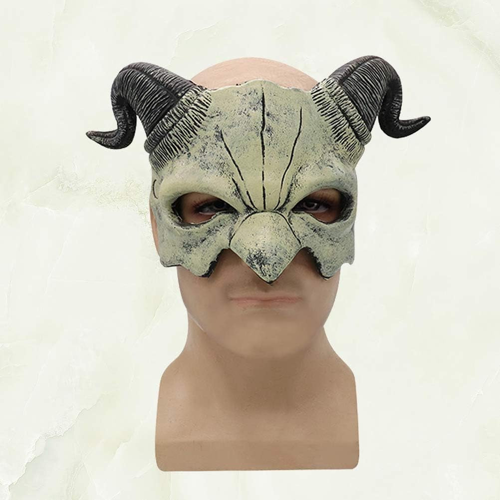 Halloween Devil Mask Ghost Half Face Mask Scary Mask Halloween Party Props Halloween Cosplay Costume Festival Masquerade Mask