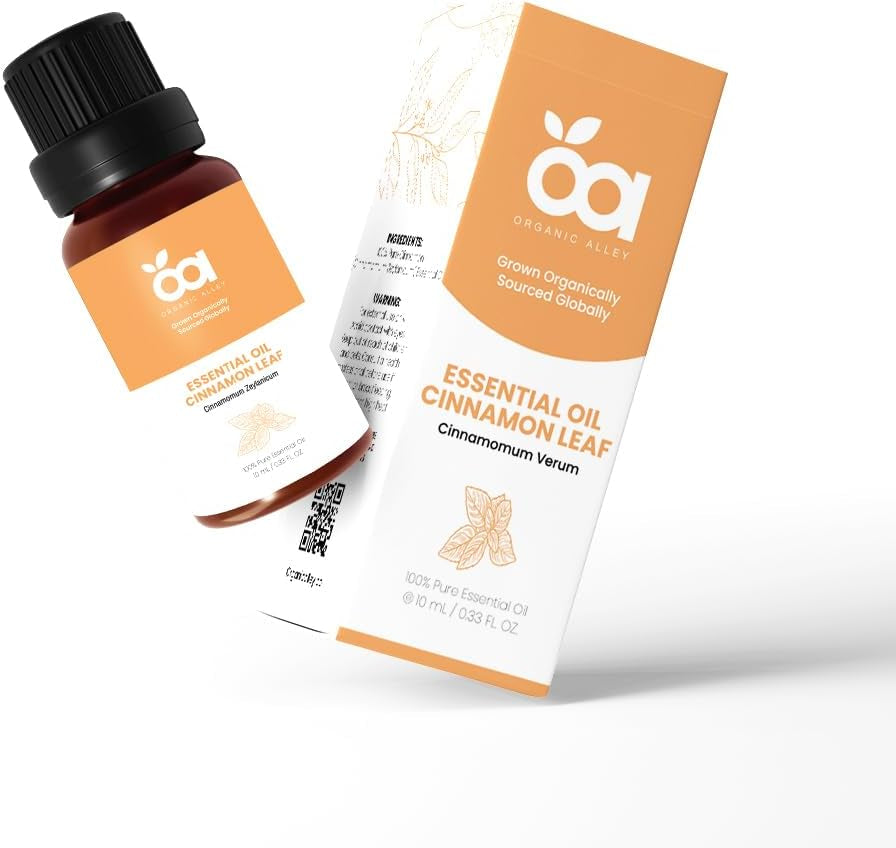 Cinnamon Leaf Essential Oil by  | 100% Pure & Natural Cinnamomum Verum Essential Oil | Perfect for Aromatherapy & Home Fragrance (0.33 Fl Oz, Cinnamon Leaf) TLBH
