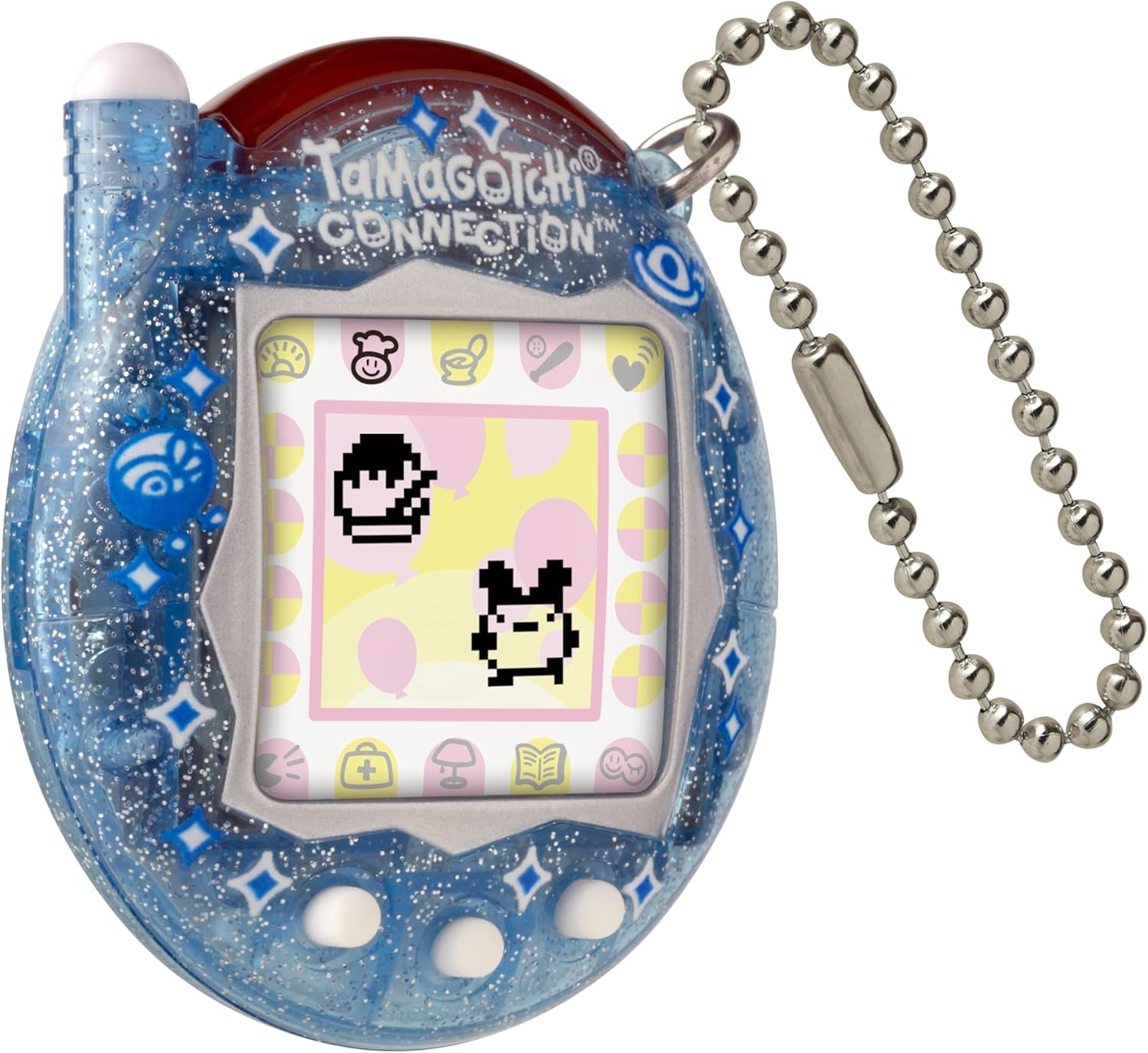 Bandai Connection Digital Pet Blue Glitter Shell Virtual Pet Electronic Toy with Infra-Red Connection for Shared Fun | Kids Toys for Girls and Boys Are Great Japanese Gifts BanUK