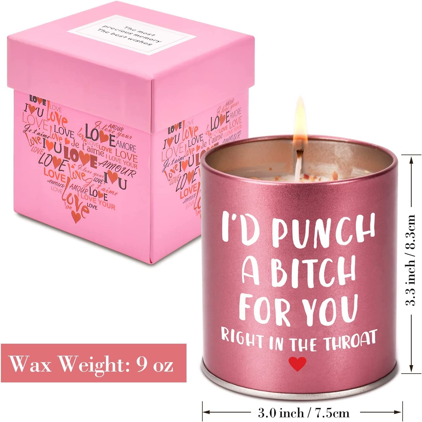 Birthday Gifts for Women,Valentines Day Gifts for Her Girlfriend,Mothers Day Gifts,Sister Gifts for Sisters from Sisters,Friendship Gifts,Christmas Stocking Stuffers,Scented Candle Funny Gifts Ldeas