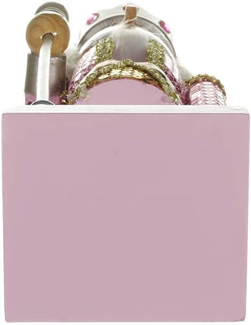 Kurt Adler 15-Inch Pink Nutcracker, Multi