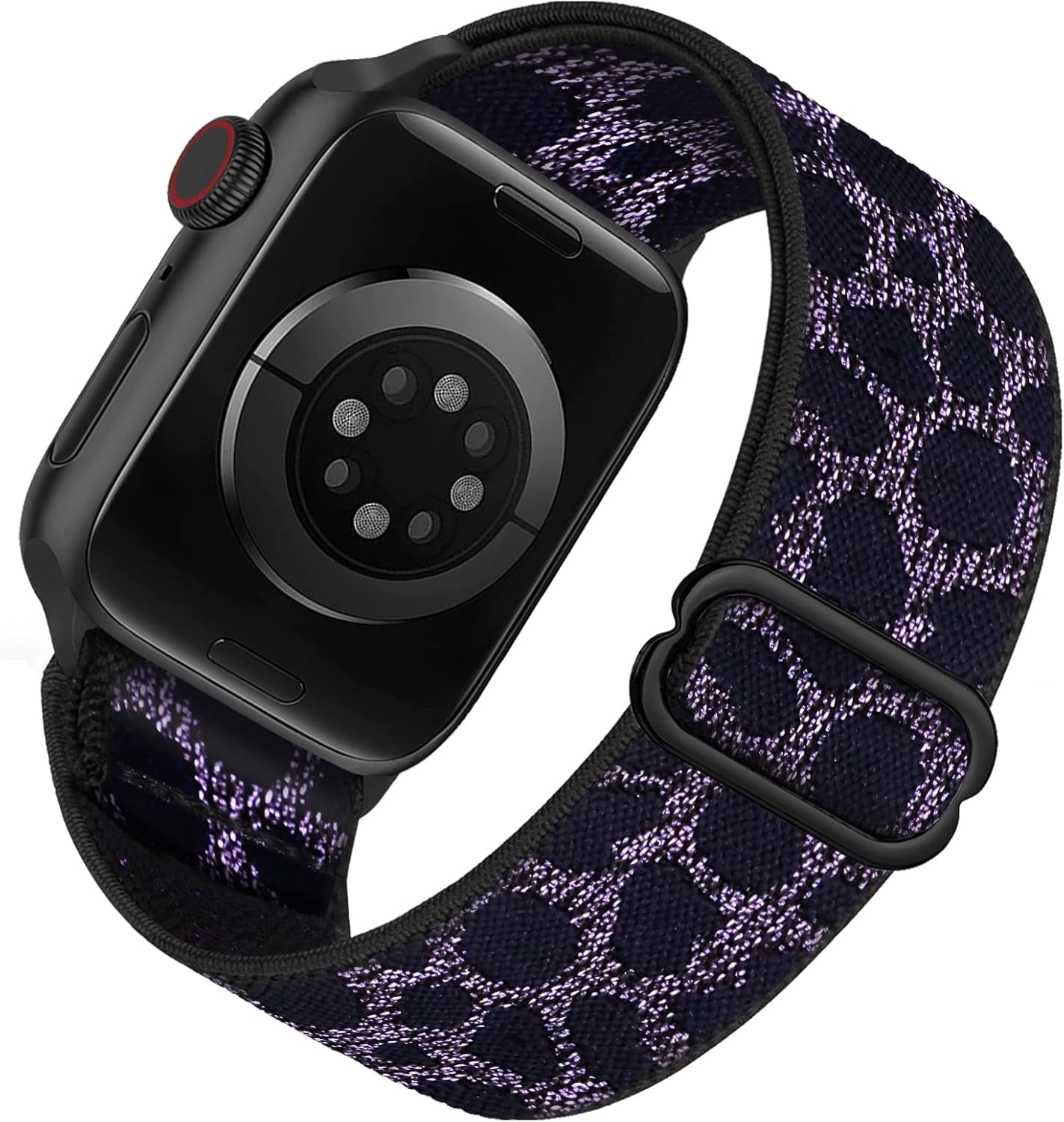 Stretchy Nylon Solo Loop Band Compatible with Apple Watch Band 49/45/44/42Mm 38/40/41Mm, Adjustable Braided Sport Elastic Wristbands Women Men Strap for Iwatch Series Ultra SE 8/7/6/5/4/3/2/1