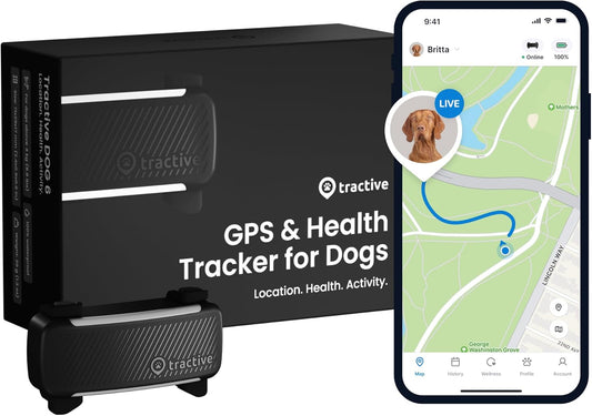 GPS Dog Tracker (2025 Release) | Real-Time Pet Location Tracker | Health & Wellness Alerts | Virtual Fence for Dogs | Bark Monitoring | Dog Collar Attachment (Black) TRUCK DRIVER
