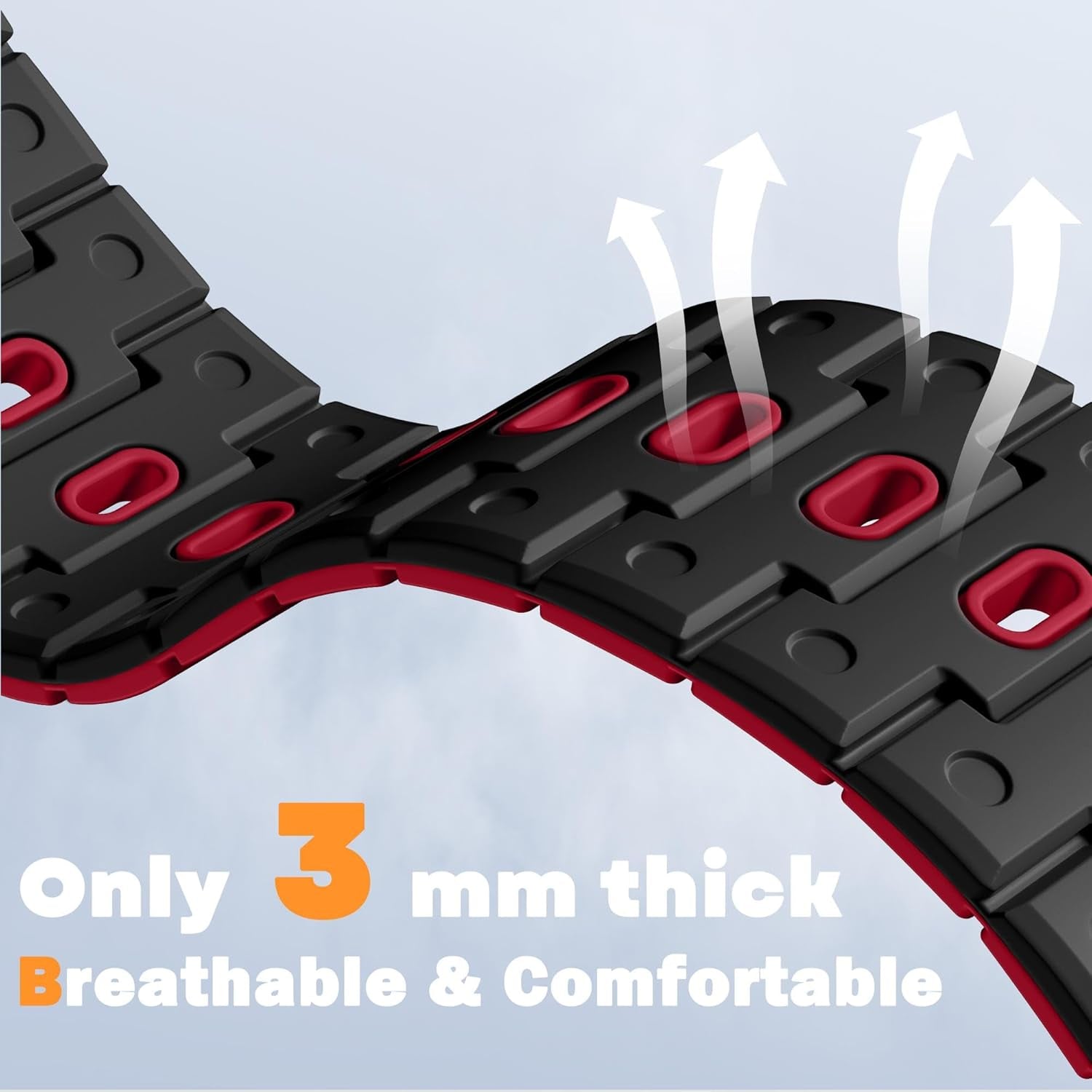 R-Nylon Fidlock Magnetic Buckle Band and Magnetic Watchband Compatible with Apple Watch Ultra Band/Apple Watch Ultra 2 Band - Durablebands for Iwatch Series 10 46Mm, 9/8/7 45Mm, SE/6/5/4 44M