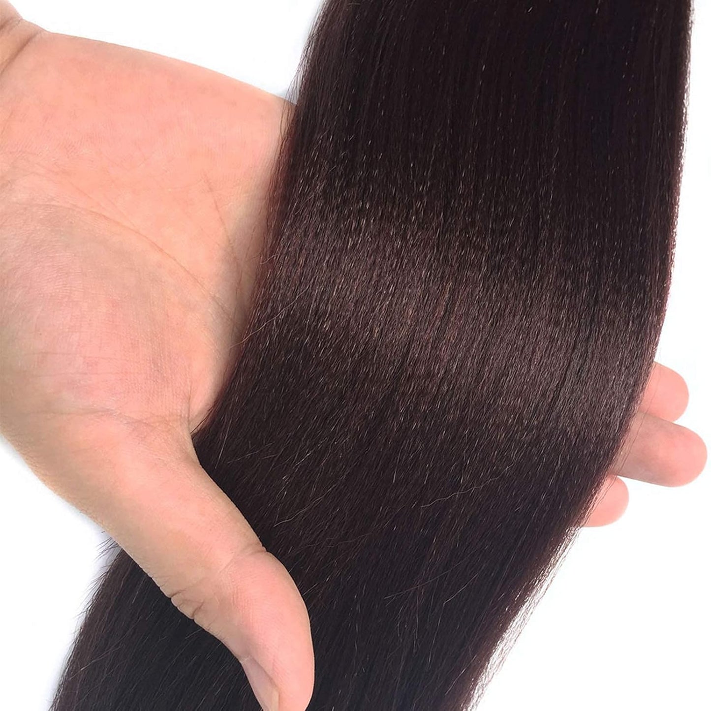 Pre Stretched Braiding Hair Burgundy Red 30 Inch 8 Packs Synthetic Crochet Braids Hot Water Setting Professional Soft Yaki Texture Synthetic Hair Extensions(99J)