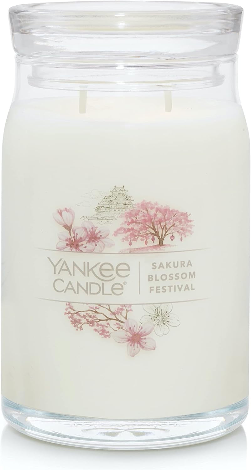 Pink Sands Scented, Classic 22Oz Large Jar Single Wick Candle, over 110 Hours of Burn Time, Perfect for Creating Relaxing Atmosphere