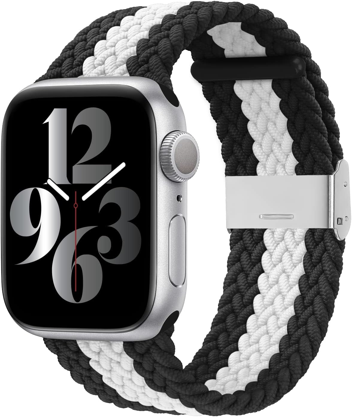 Compatible with Apple Watch Bands 44Mm 40Mm 38Mm 42Mm 41Mm 45Mm 46Mm 49Mm, Iwatch Bands Women Men,Adjustable Braided Solo Loop Elastic Sport Band for Iwatch Ultra SE Series 10/9/8/7/6/5/4