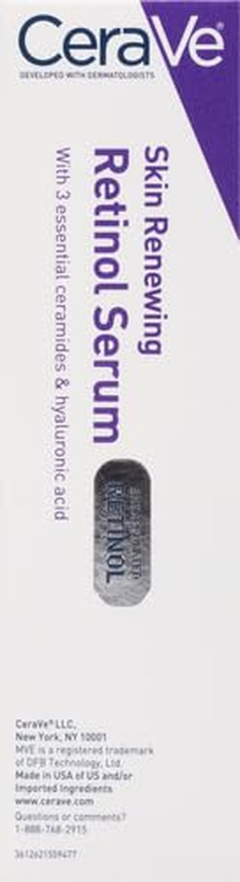 anti Aging Retinol Serum for Face, Encapsulated Retinol with Hyaluronic Acid, Niacinamide & Ceramides, Smooths Wrinkles & Fine Lines, Gentle Skin Brightening Serum, Fragrance Free, 1 Oz