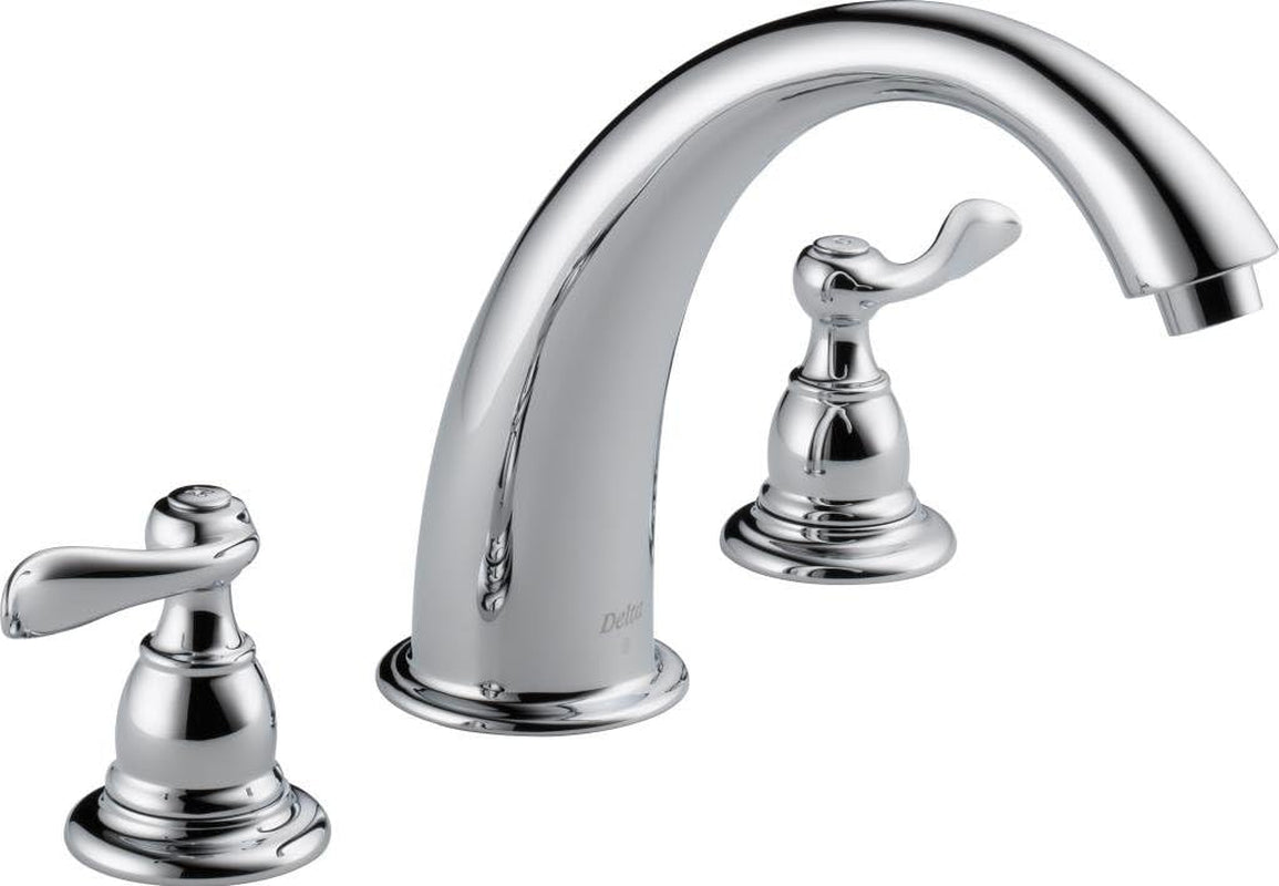 Faucet Windemere 2-Handle Widespread Roman Tub Faucet Trim Kit, Deck-Mount, Chrome BT2796 (Valve Not Included), 6.50" X 11.00" X 11.00"