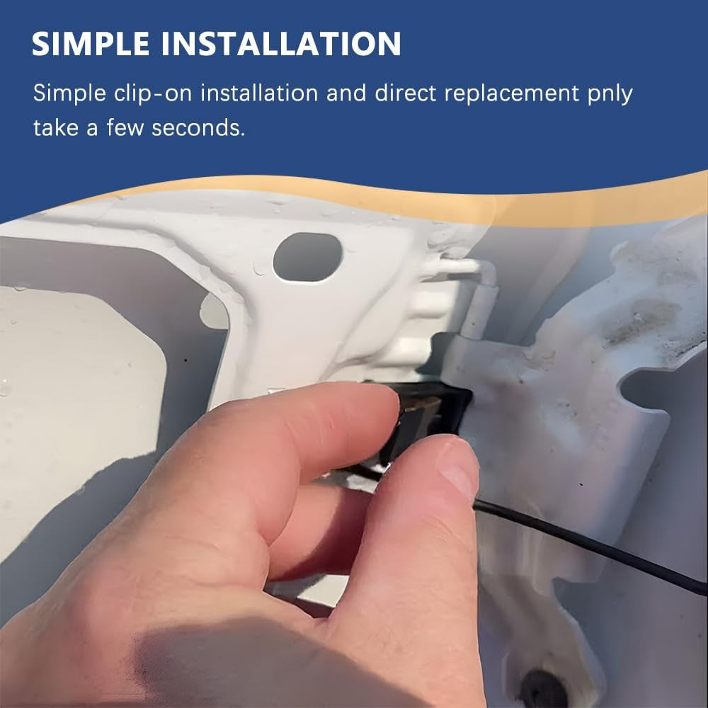 Fuel Door Spring Clip, Gas Tank Door Cover Spring Compatble with Toyota 2019-2022 Avalon Camry RAV4, 2004-2009 4Runner Replace 77360-35040