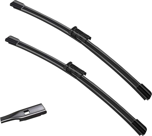 2 Factory Wiper Blades Replacement for Silverado Sierra 04/03/2014-2018 Original Equipment Windshield Wiper Blades Set - 22"+22" (Set of 2) Top Lock