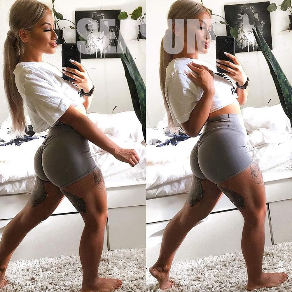 Women Scrunch Booty Sexy Shorts High Waist Gym Workout Butt Lifting Yoga Short Hot Costume Outfit