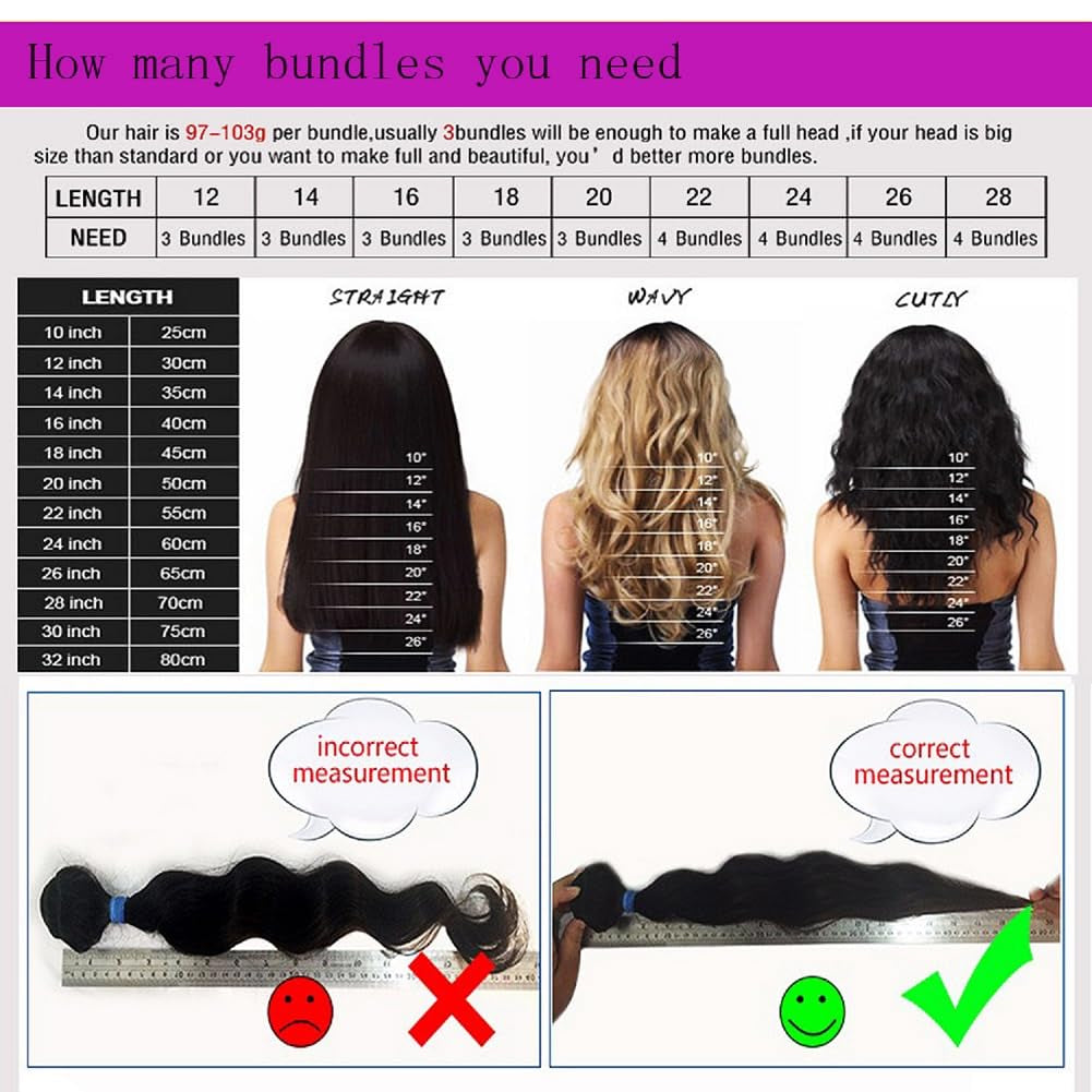 Straight Human Hair Bundles 12 Inch Brazilian 100% Unprocessed Virgin Hair Straight Weave Bundles Human Hair 1 Bundles Deals Natural Hair Extensions Black Color