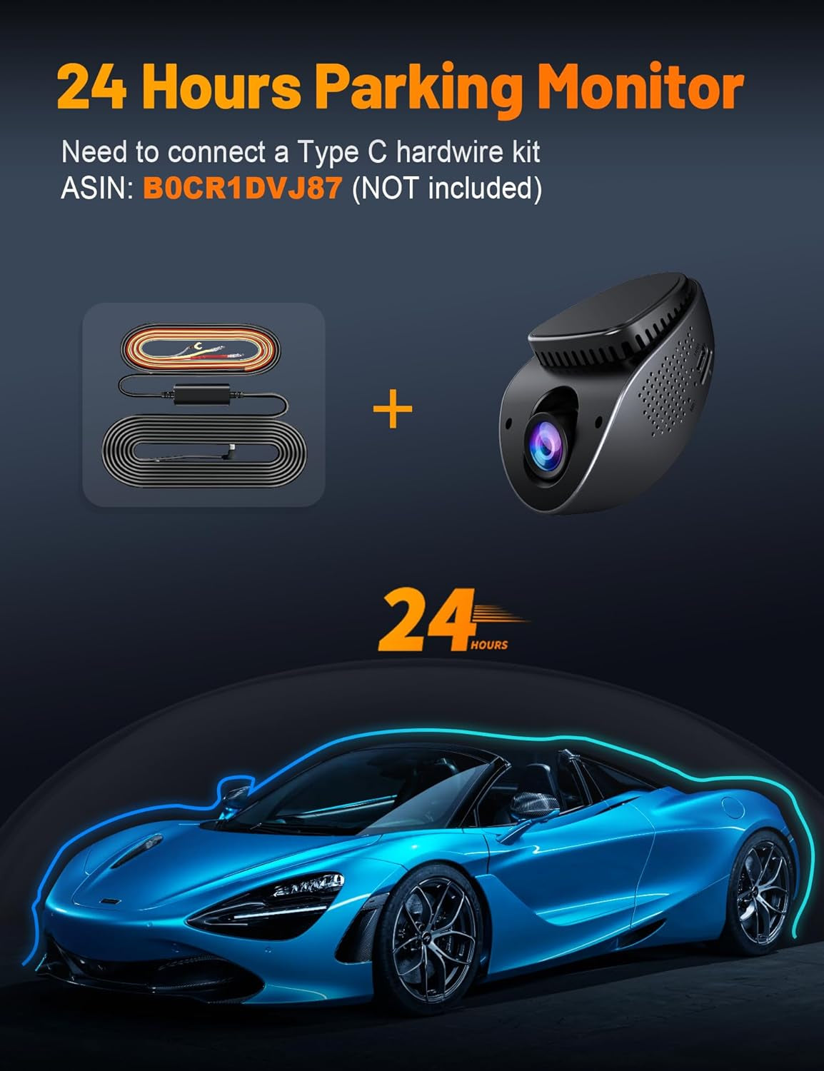 Dash Cam 4K with Touch Screen, Built-In 5G Wifi, Free 64GB Card, Dash Camera for Cars with App, Car Camera, Dashcams for Cars, 24 Hours Parking Monitor, Night Vision, Loop Recording