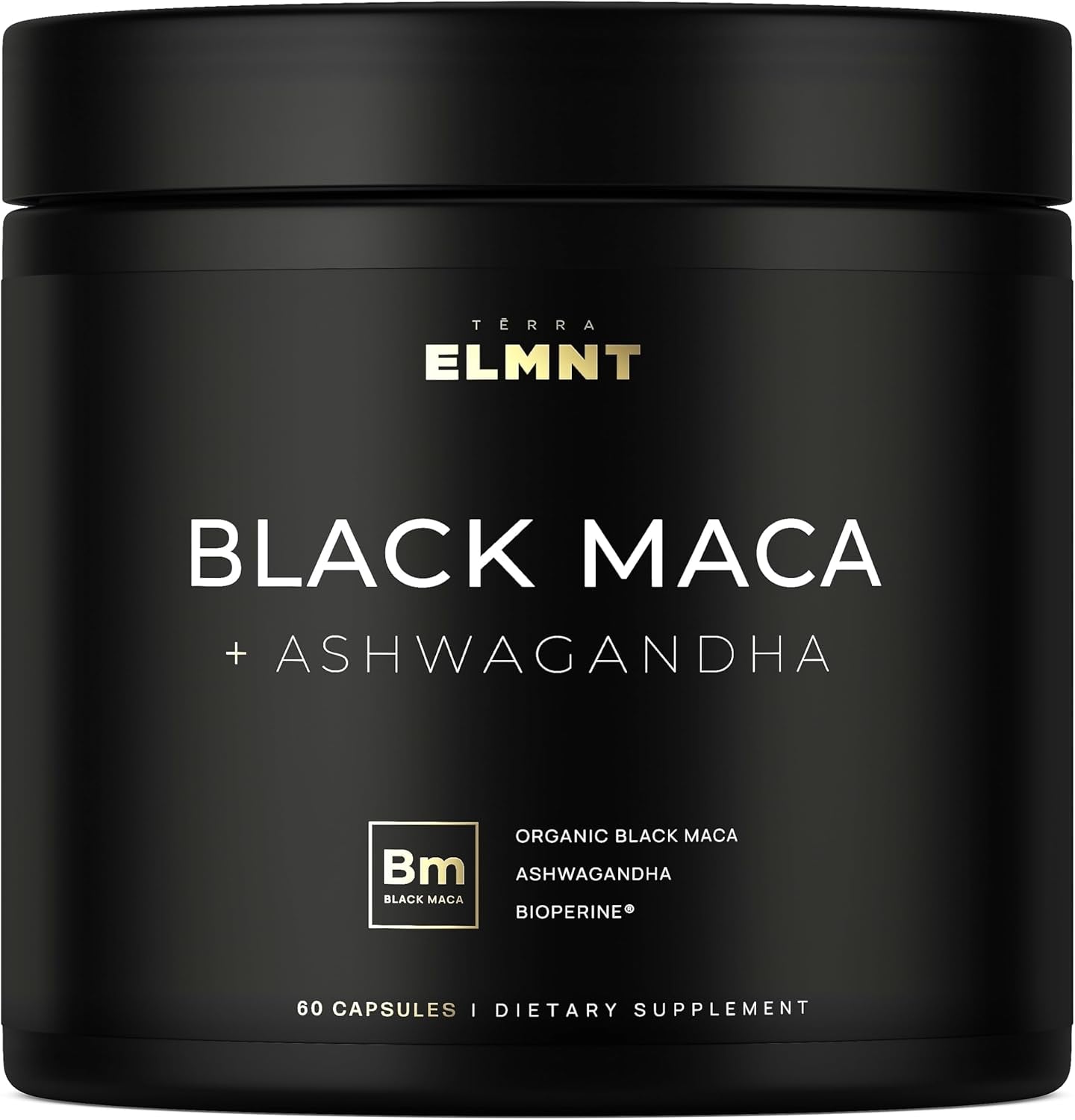 40,000Mg 40X Strength Organic Black Maca Root + Ashwagandha - #1 Highest Potency Black Maca Root Capsules for Men Supplement 100% Pure Maca Peruana 40:1 Extract Maca Powder Pills Male Booster TLBH