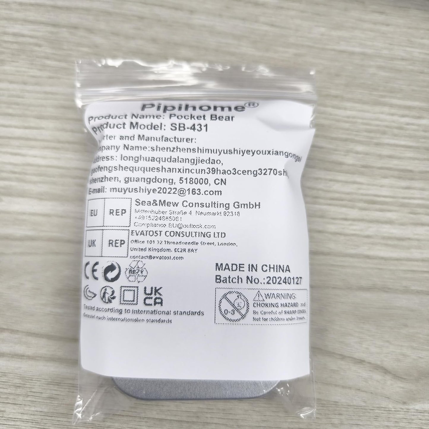 Little Pocket Bear Hug | Ateddybear Hug in a Box for Women | Mothers Day Easter Gifts for Mum | Worry Bear Dolls Thinking of You Get Well Soon Gifts, Cute Stuffed Bear Unicorn Toys Gifts for Kids UK