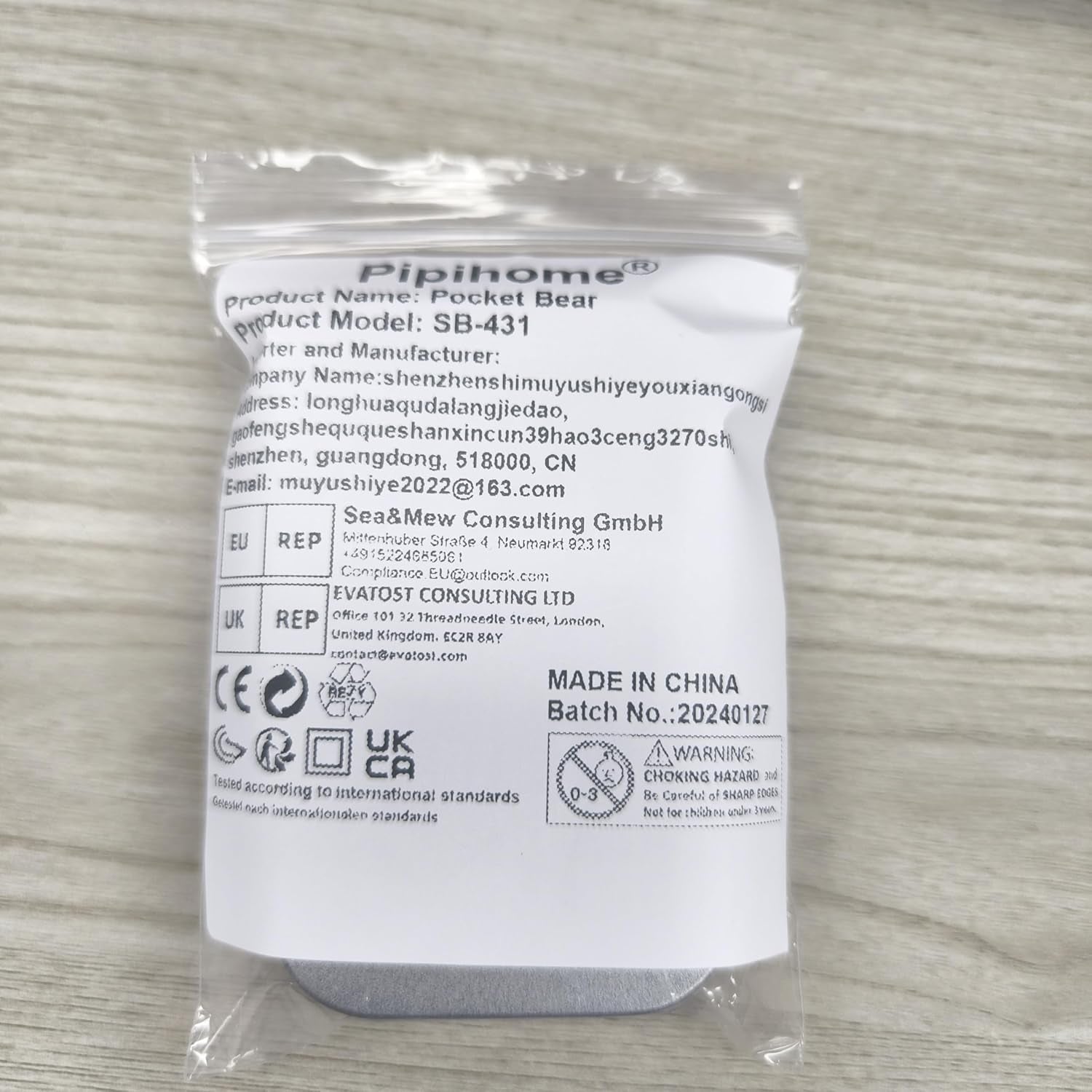 Little Pocket Bear Hug | Ateddybear Hug in a Box for Women | Mothers Day Easter Gifts for Mum | Worry Bear Dolls Thinking of You Get Well Soon Gifts, Cute Stuffed Bear Unicorn Toys Gifts for Kids UK