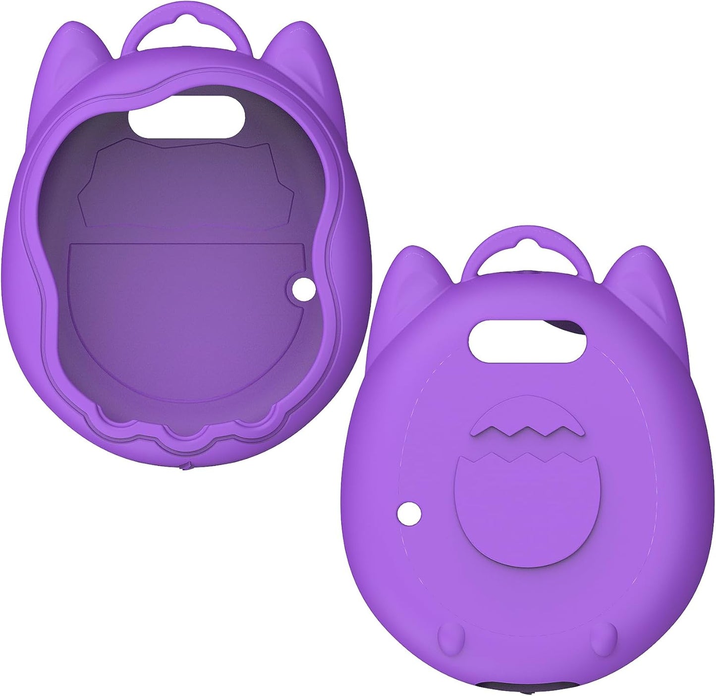 Silicone Cover Case for Tamagotchi Uni Interactive Virtual Pet, Screen Protector for Tamagotchi Uni Pet Band Accessories(Silicone Cover) (Purple) ZOUSA
