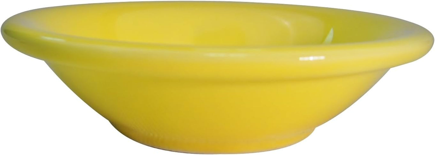 LV-11-R 4-3/4-Inch Las Vegas Rolled Edge Stoneware Fruit Bowl, 4-3/4-Ounce, Red, Box of 36