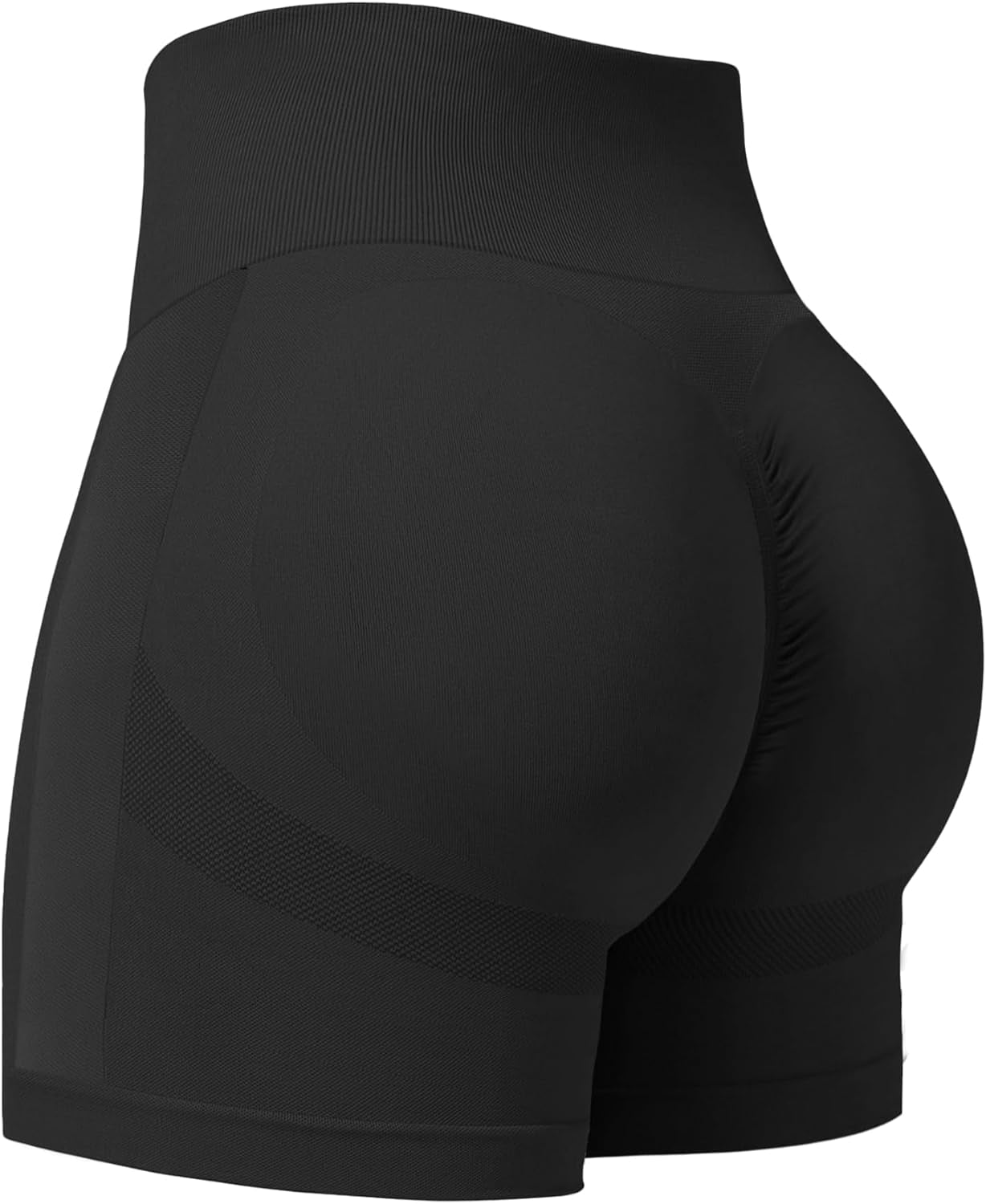 Womens Scrunch Gym Butt Lifting Seamless 5" Shorts Yoga High Waisted Workout Athletic Running Sport Active Booty Shorts