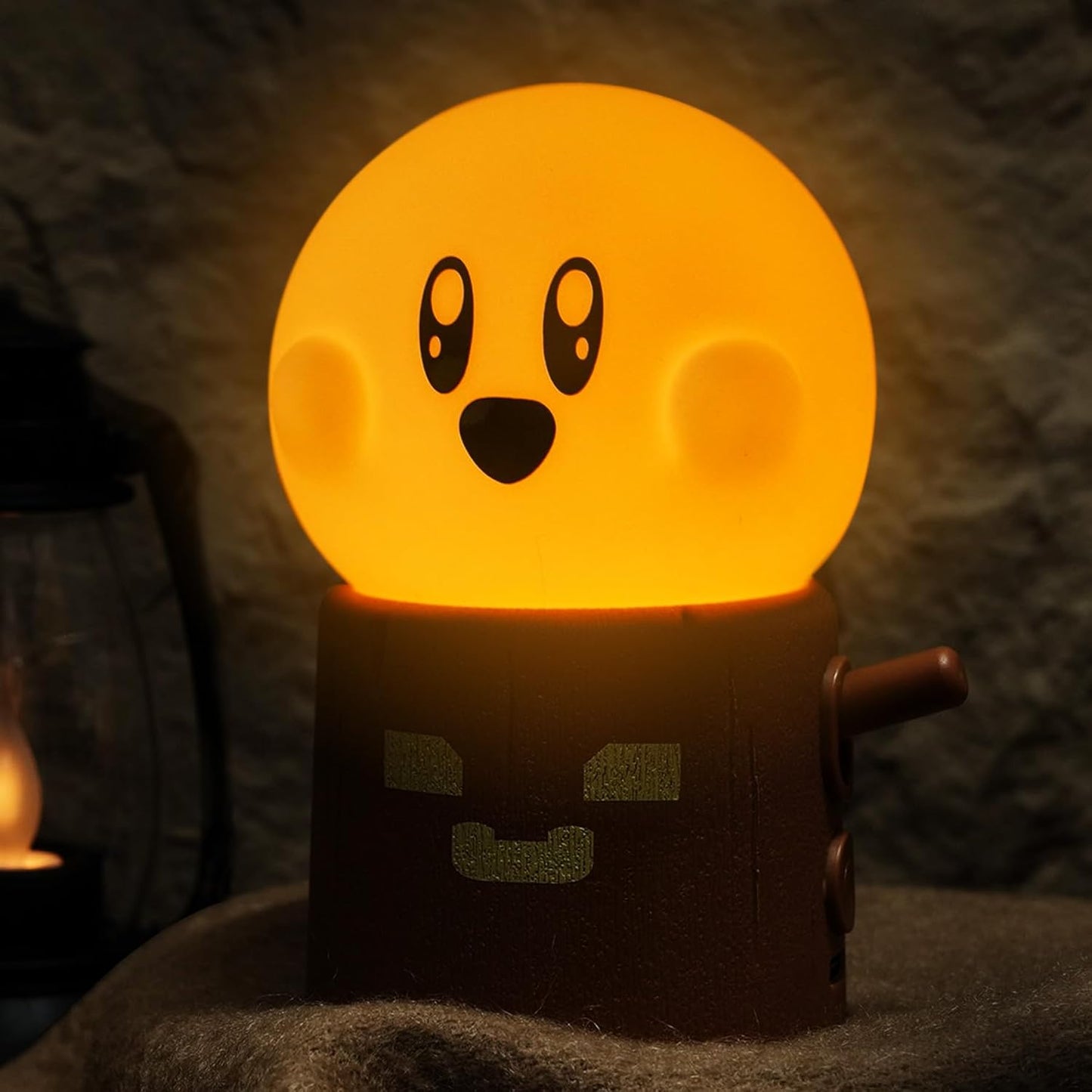 Lucky Capybara Night Light,Lotus Lamp, Cute Lamp and Cozy Lighting,Rotate to Adjust Brightness,Rechargeable Night Light for Kids, Cute Stuff Gifts for Children,Lucky Capybara Bring Good Luck