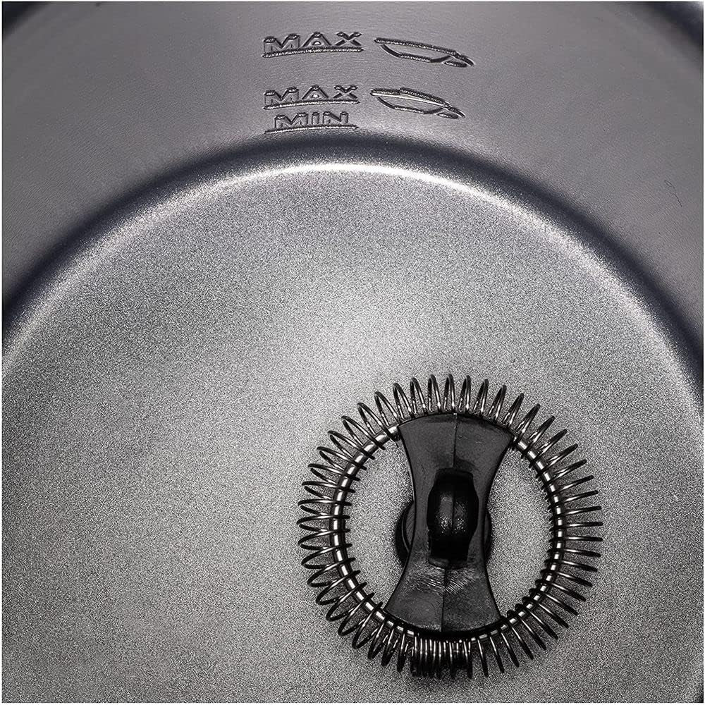 Milk Frother, 4-In-1 Electric Milk Steamer, 10Oz/295Ml Automatic Hot and Cold Foam Maker and Milk Warmer for Latte, Cappuccinos, Macchiato, from the Makers of Instant 500W, Black