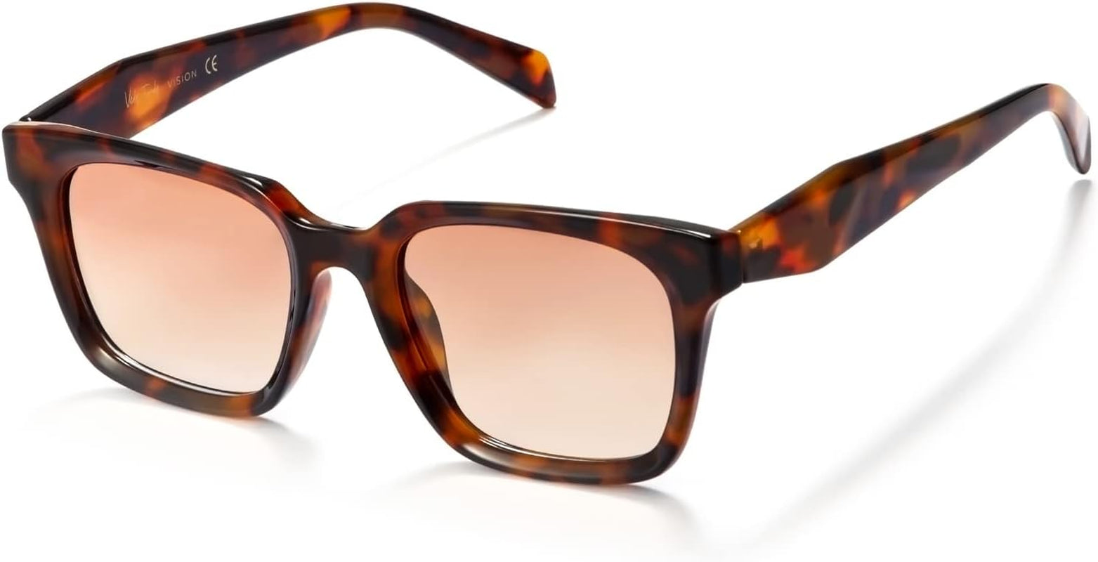 Rectangle Sunglasses Men Tinted Polarized Big Square Retro 90S Vintage Y2K Glasses for Women UV Protection