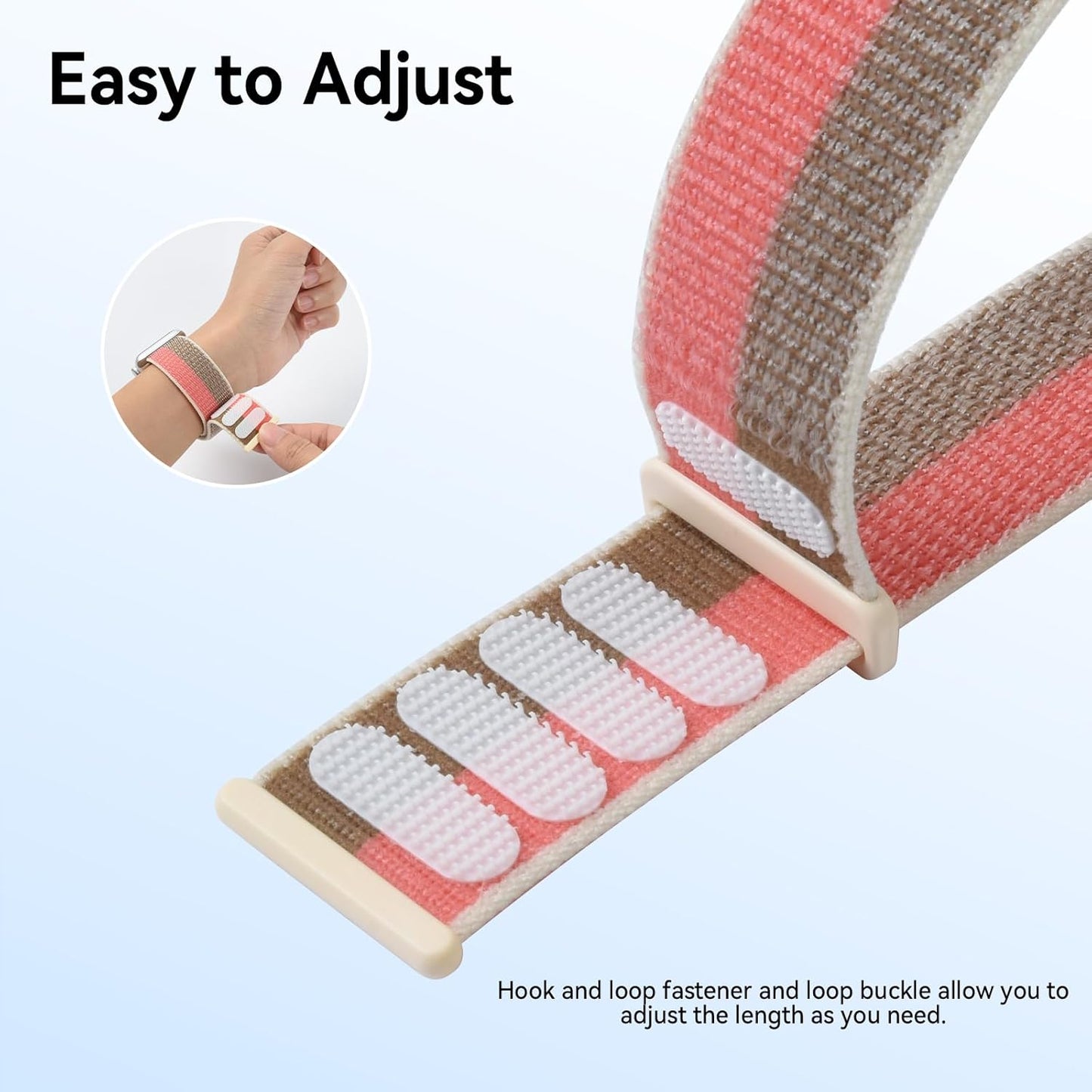 8 Pack Sport Nylon Loop Bands Compatible with Apple Watch Bands 38Mm 40Mm 41Mm 42Mm for Women Men, Adjustable Breathable Stretchy Braided Straps for Iwatch SE Series 10 9 8 7 6 5 4 3 2 1