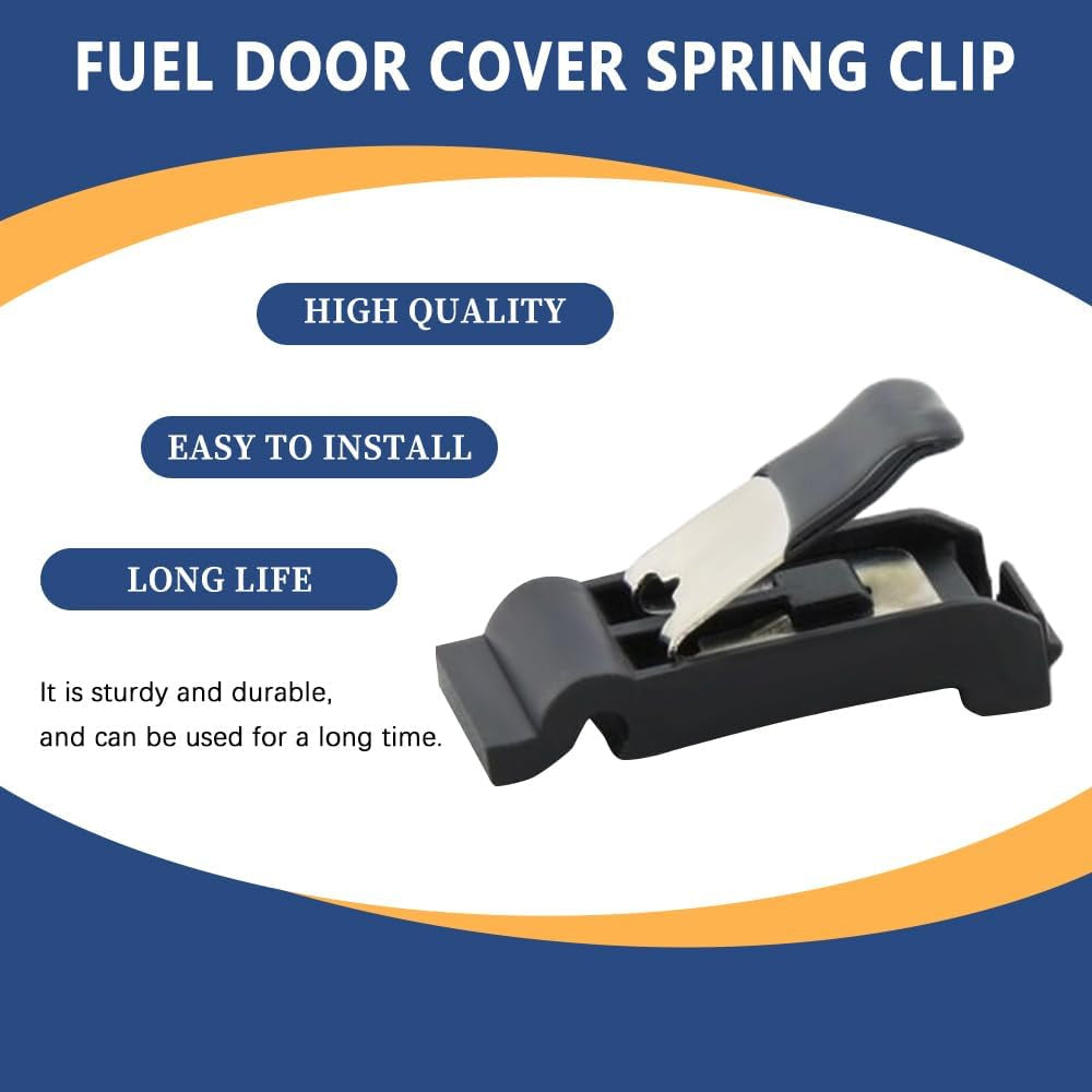 Fuel Door Spring Clip, Gas Tank Door Cover Spring Compatble with Toyota 2019-2022 Avalon Camry RAV4, 2004-2009 4Runner Replace 77360-35040