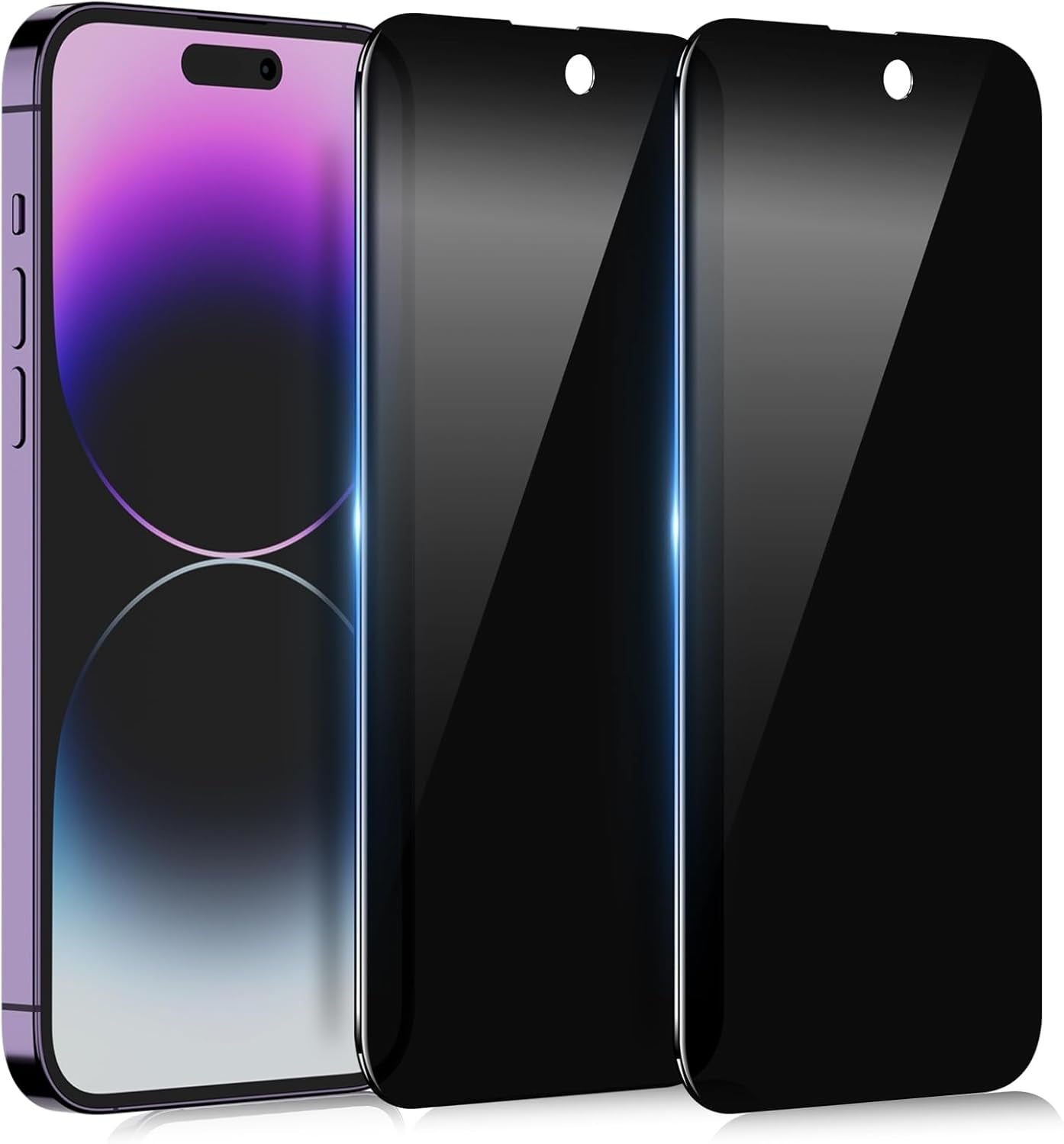 2 Pack for Iphone 16E / Iphone 14 /Iphone 13 /Iphone 13 Pro Privacy Screen Protector, anti Spy Privacy Screen for Iphone 14/13/13 Pro/16E Accessories, Private Case Friendly Film