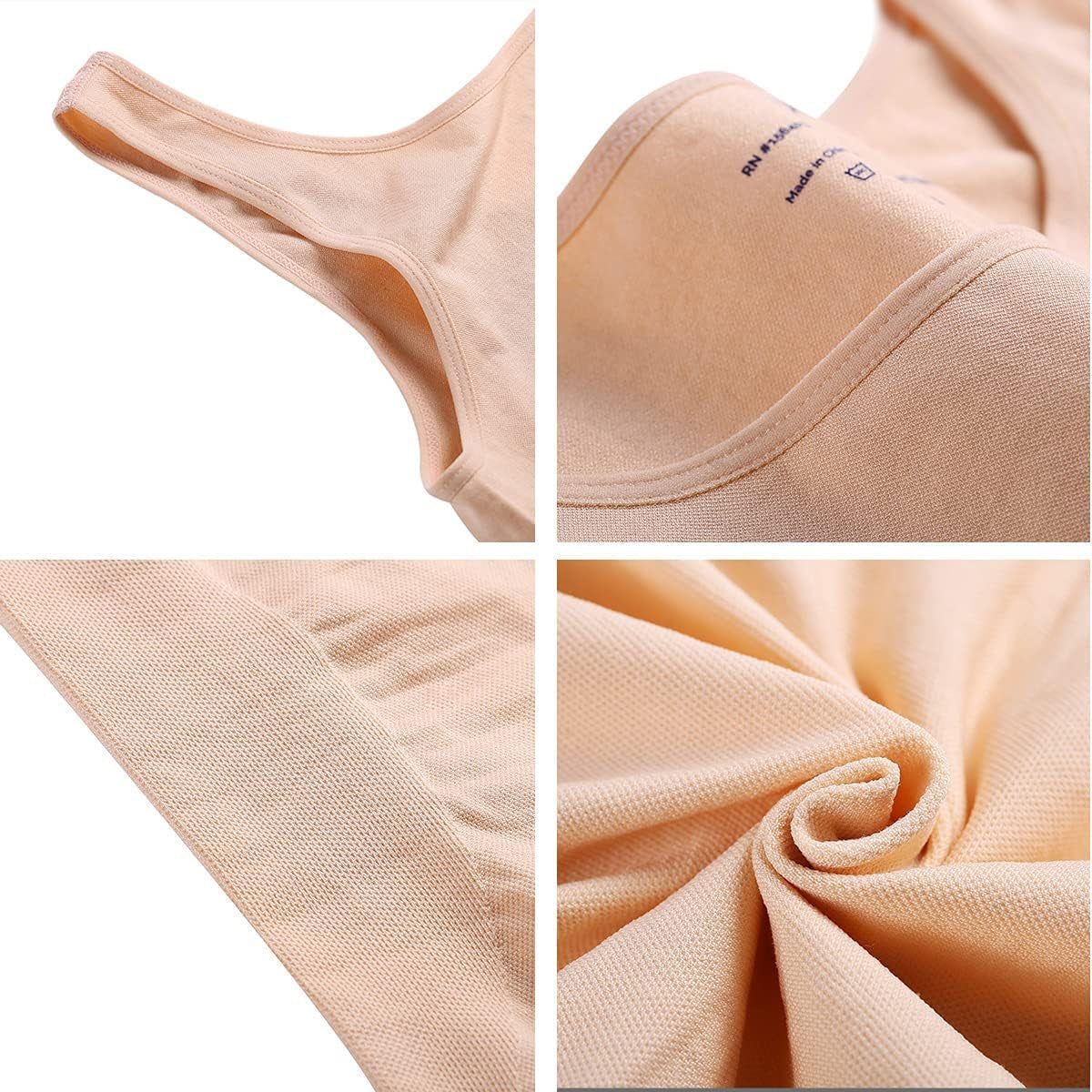 Women'S Tummy Control Shapewear Tank Tops - Seamless Body Shaper Compression Top