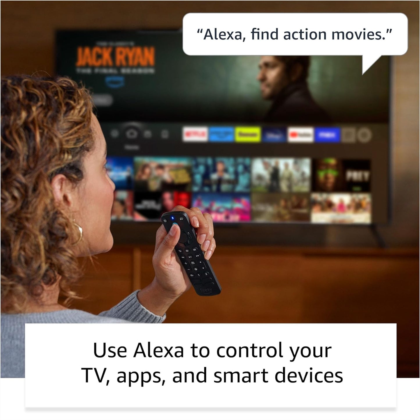 Fire TV Alexa Voice Remote Pro (Newest Model) with Remote Finder, TV Controls, and Backlit Buttons