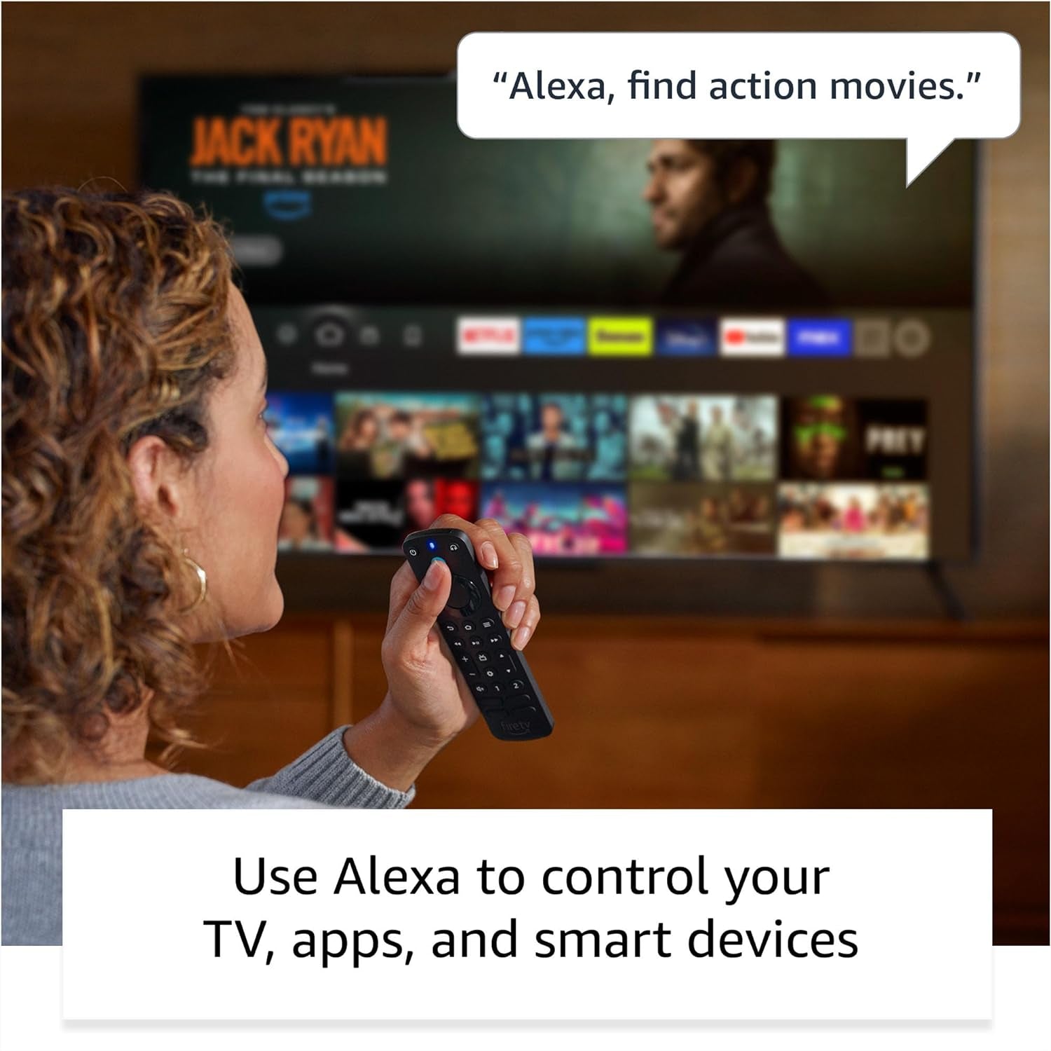 Fire TV Alexa Voice Remote Pro (Newest Model) with Remote Finder, TV Controls, and Backlit Buttons