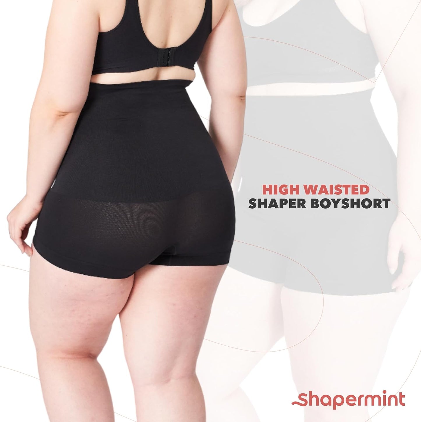 Shapewear Shorts - High Compression Shapewear for Women Tummy Control - Boy Shorts for Women