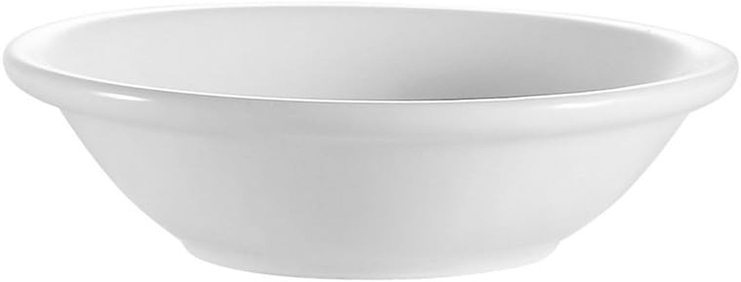 LV-11-R 4-3/4-Inch Las Vegas Rolled Edge Stoneware Fruit Bowl, 4-3/4-Ounce, Red, Box of 36