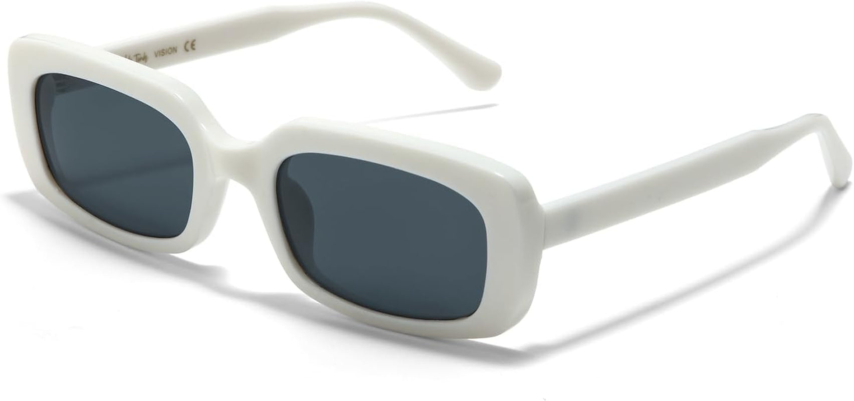 Rectangle Sunglasses Men Tinted Polarized Big Square Retro 90S Vintage Y2K Glasses for Women UV Protection