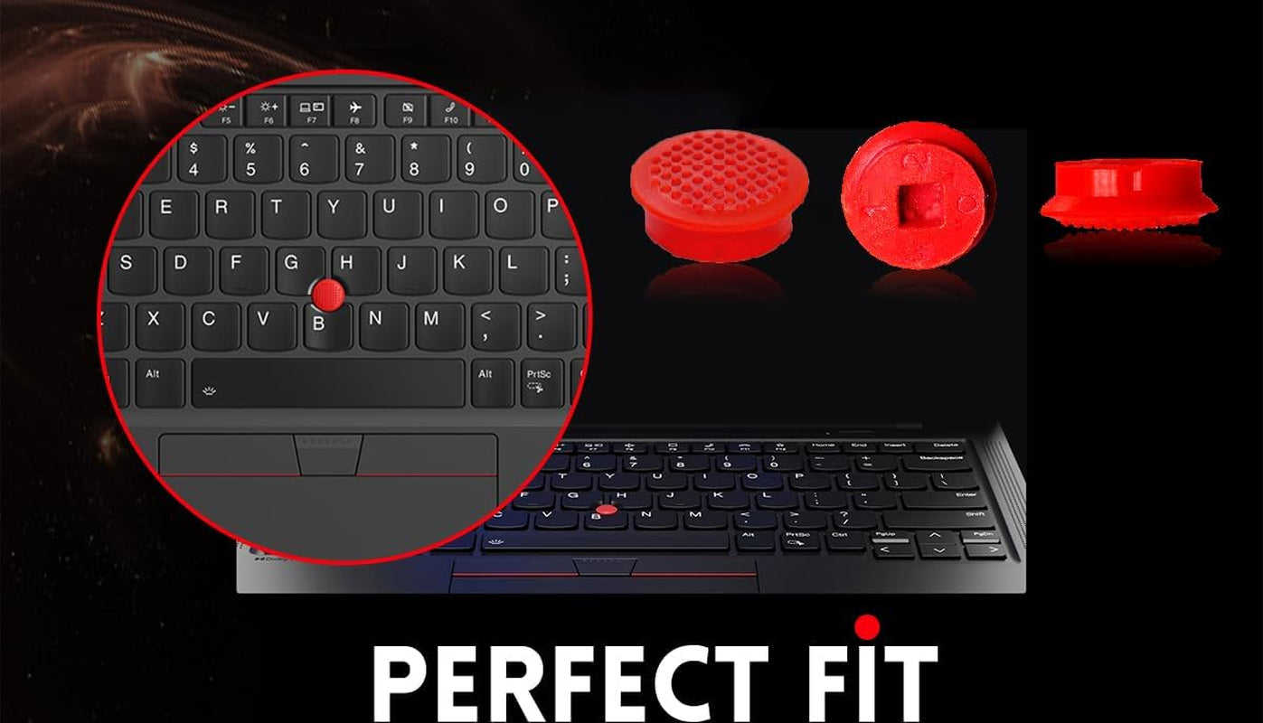 3PCS Trackpoint Caps 3.0Mm Red for Lenovo Thinkpad T14S Gen 2,3,4|T14 Gen 4,3|T16 Gen 2,1|L13 Gen 2,3,4|L13 Yoga Gen 2,3,4|L14 Gen 1,2,3,4|L15 Gen 1,2,3,4、Check Compatibility on Description