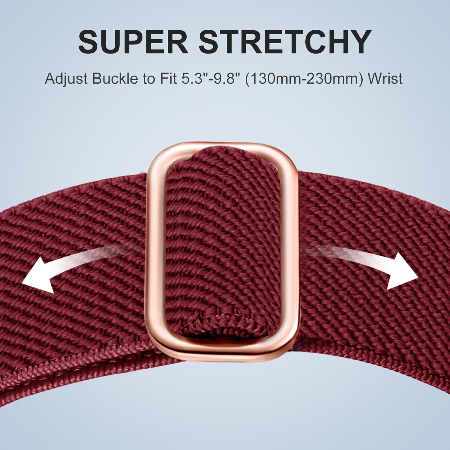 Elastic Band Compatible with Samsung Galaxy Watch 7/6/5/4 Band 40Mm 44Mm, Compatible with Galaxy Watch 5 Pro 45Mm/Watch 6/4 Classic 43Mm 47Mm 42Mm 46Mm/Active 2 44Mm 40Mm, 20Mm Soft Nylon Band