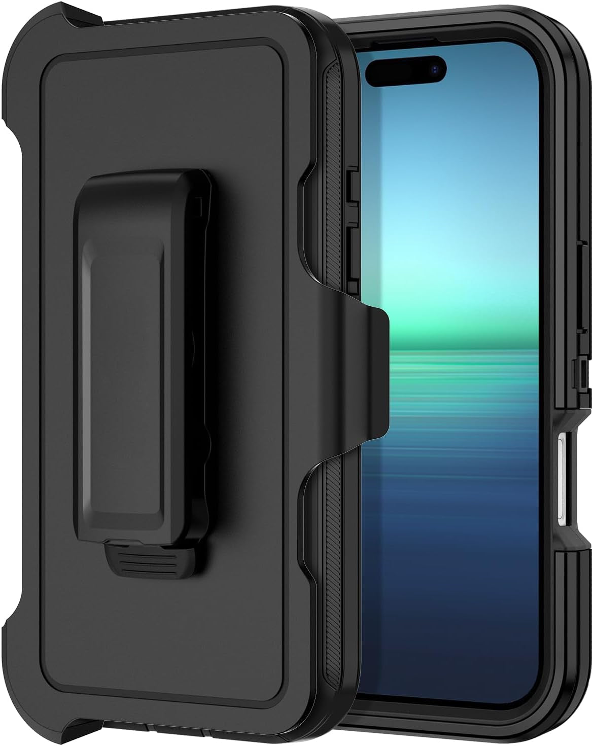 For Iphone 16E Case [Compatible with Magsafe] Shockproof 3-Layer Full Body Protection [Without Screen Protector] Rugged Heavy Duty Cover Case for Apple Iphone 16E 6.1",Turquoise