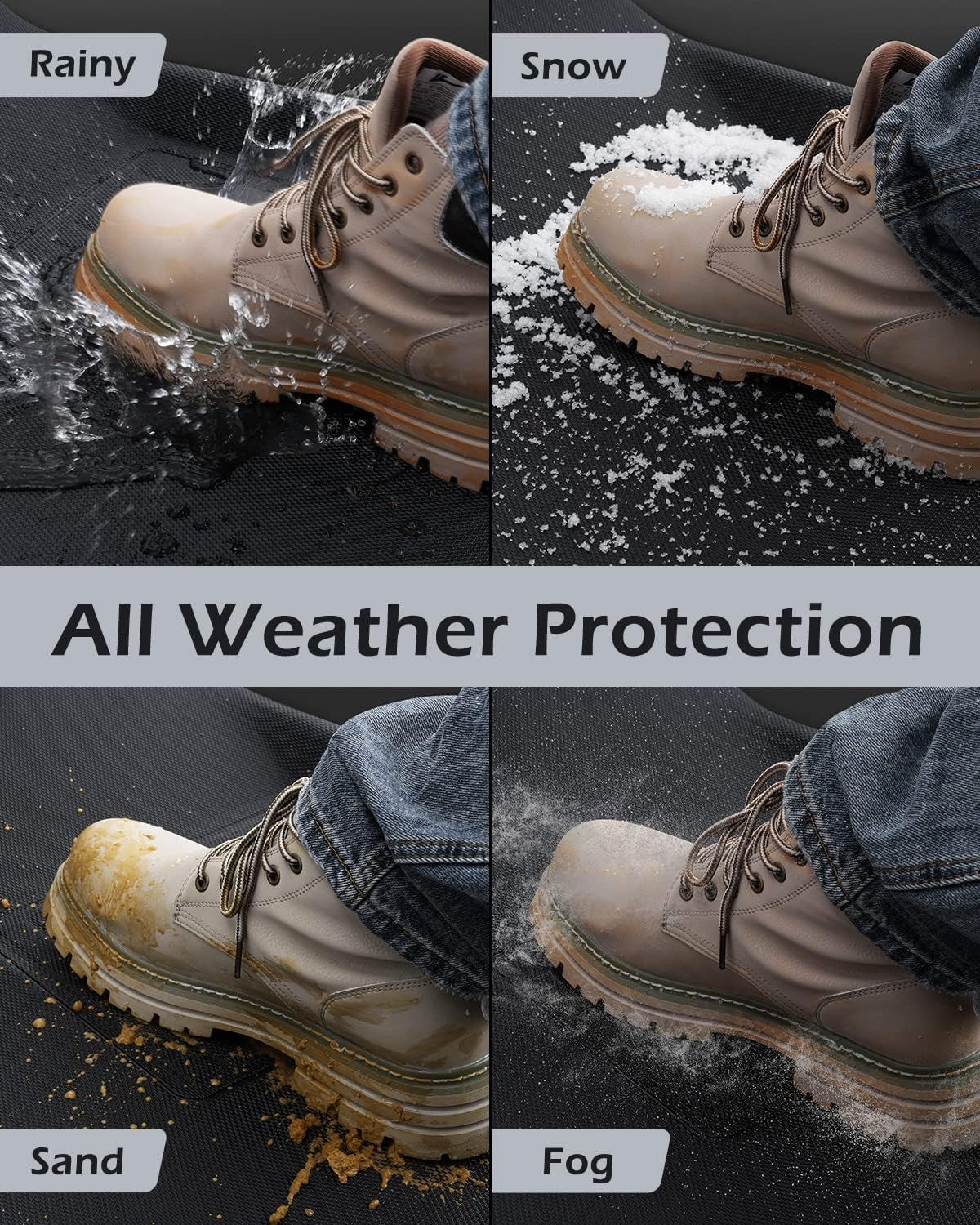 Floor Mats Full Set for Tesla Model Y Accessories 2025 2024 2023 2022 2021, XPE All Weather for Model Y Floor Mats 2021-2025 Front Rear Trunk Cargo Liner Mat, Interior Accessories 5 Seater