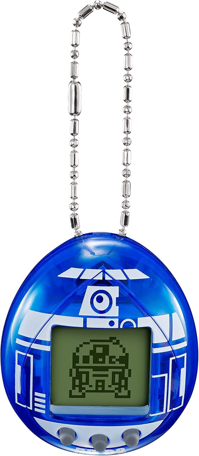 TAMAGOTCHI 88822 Star Wars R2D2 Virtual Pet Droid with Mini-Games, Animated Clips, Extra Modes and Key Chain, Multicolour BanUK