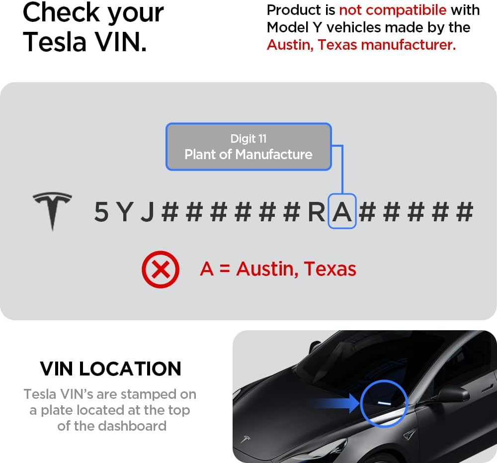 under Screen Storage Organizer Designed for Tesla Model 3 and Y [Not Compatible with Model 3 2024 and Model Y Austin Texas Made]