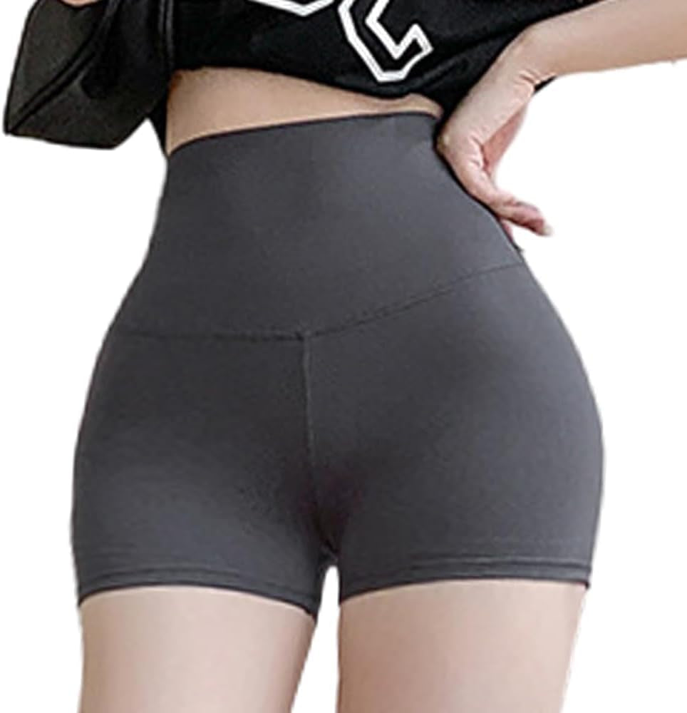 Womens Athletic Shorts High Waisted Running Shorts-3" Yoga Workout Tummy Control Naked Feeling Sports Shorts