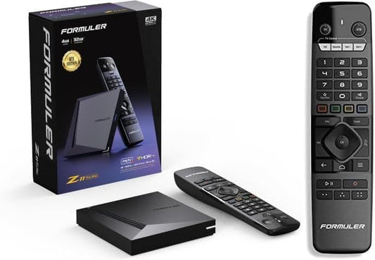 Formular Z11 Pro Max Android 11 Wireless AX 2X2 Gigabit LAN 4GB Ram 32GB ROM 4K with Bluetooth BT1 Remote Control Edition with Extra IR Remote Free