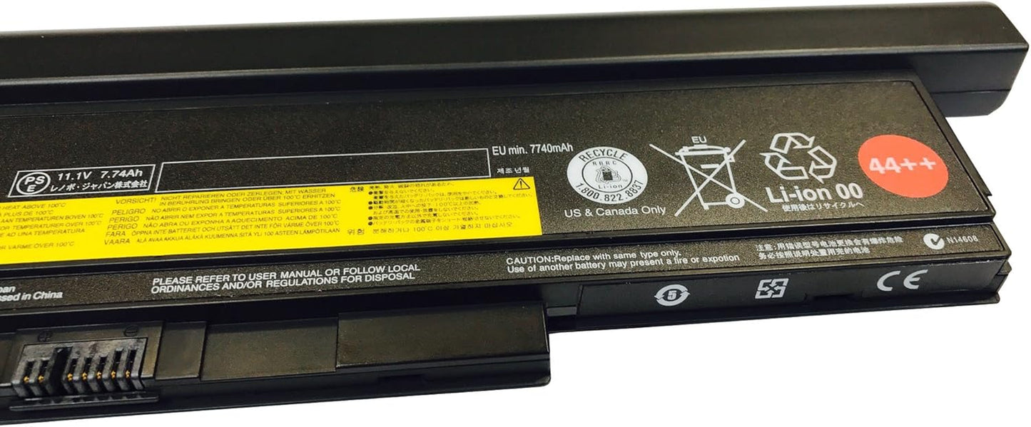 New Battery 44++ 9-Cell 94 WH 0A36307 0A36282 0A36283 0A36283 0A36307 Compatible with Lenovo Thinkpad Notebooks X220 X220I X230 0A36281 45N1027 45N1029