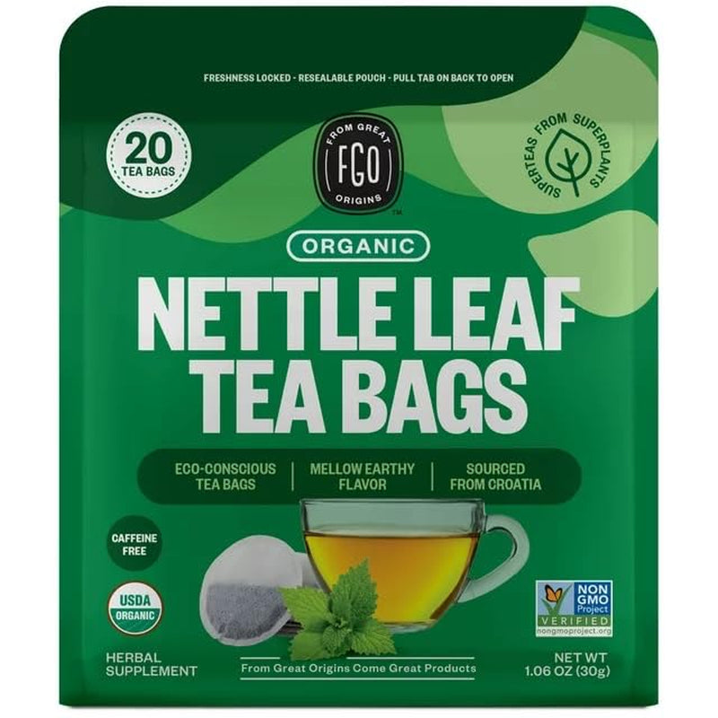 Organic Tulsi Holy Basil Tea, 100 Count, Eco-Conscious Herbal Tea Bags, Resealable Bag, Caffeine Free, Packaging May Vary (Pack of 1) TLBH