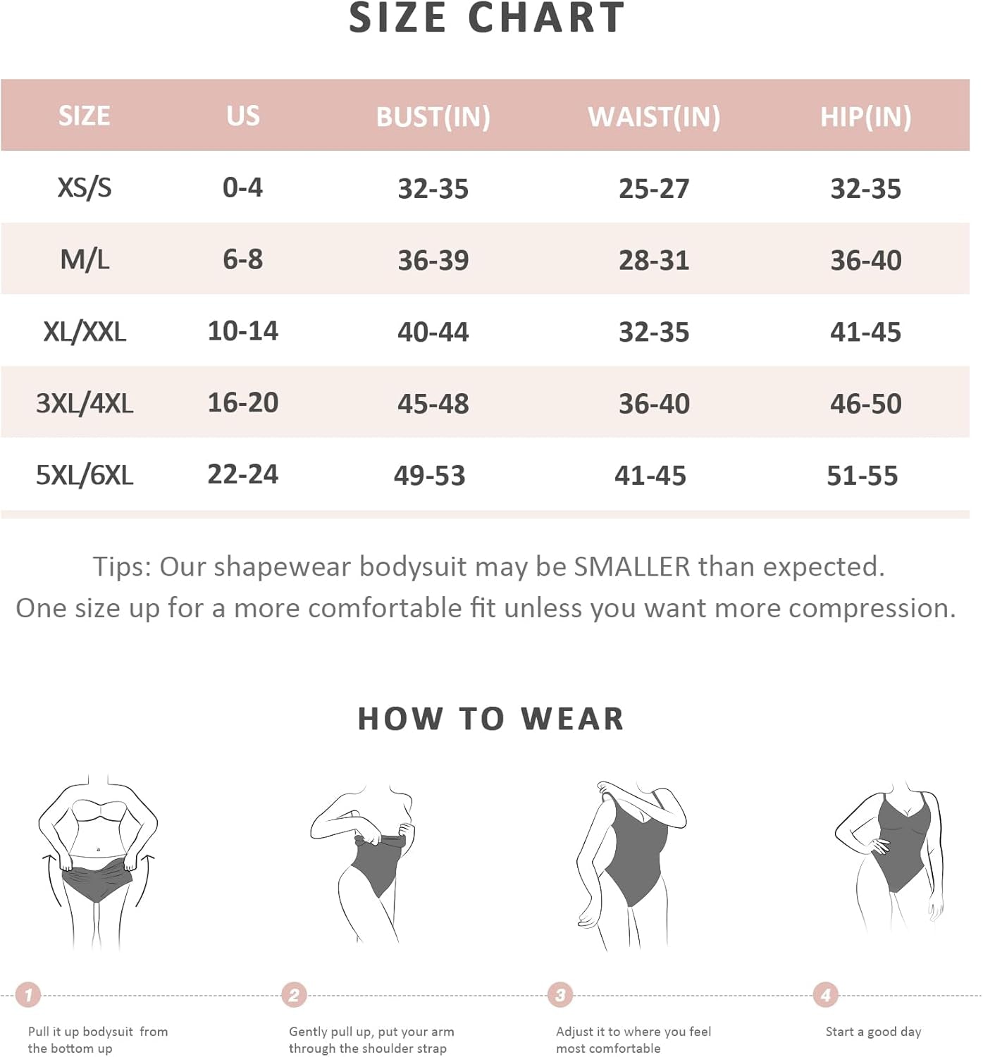 Shapewear Bodysuits for Women Tummy Control Seamless Sculpting Faja Body Shaper