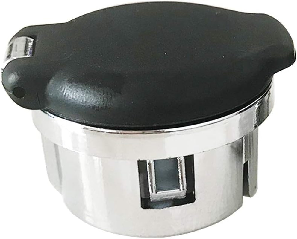 Set of 2 Plug Cover Cap 12V Chrome Replacement Power Outlet Dash Retainer Cigarette Lighter Plug Retainer for Chevrolet Silverado GMC Sierra 1500 2500HD 3500 2007-2013 20983936