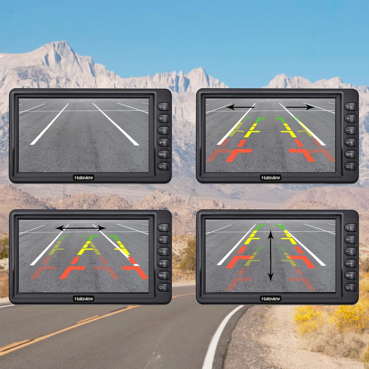 S7P AI System 720P HD RV Backup Camera Wireless Observation Camera System Built-In DVR Rearview and 7" Monitor System Adapter for Furrion Pre-Wired Rv,Truck,Trailer,Truck,Camper,Van,Pickup TRUCK DRIVER