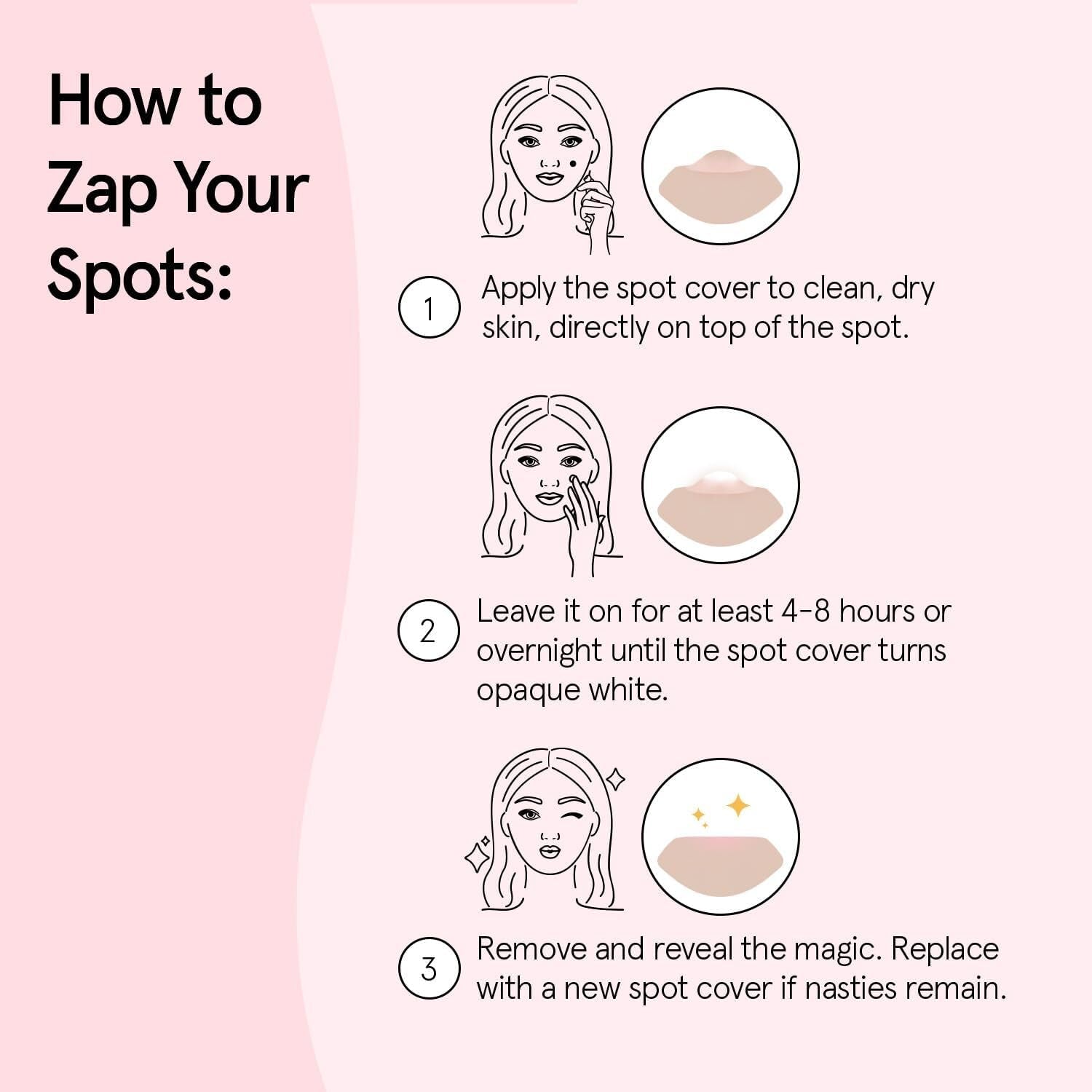 Pimple Patches for Face - Fast Acting Hydrocolloid Acne Patch That Absorb Gunk, Flatten Breakouts - Zit Stickers for Clear Skin - Dermatologist-Tested, Vegan (Invisible, 36 Count)